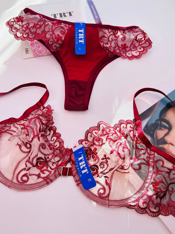 ست تور گاز طرح گلدار