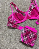 ست شورت و سوتین زنانه سرخابی