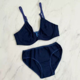 ست شورت و سوتین زنانه طرح ساده