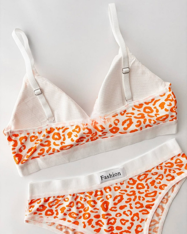 ست نیم تنه شورت نارنجی