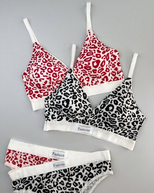 ست شورت و سوتین قرمز