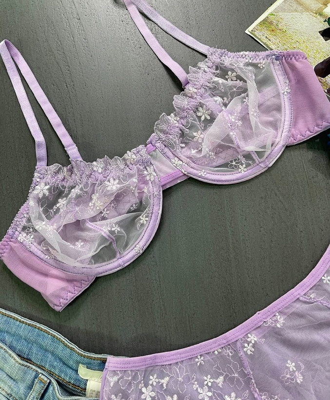 ست شورت و سوتین زنانه گیپوری