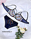 ست شورت و سوتین زنانه طرح عروسکی