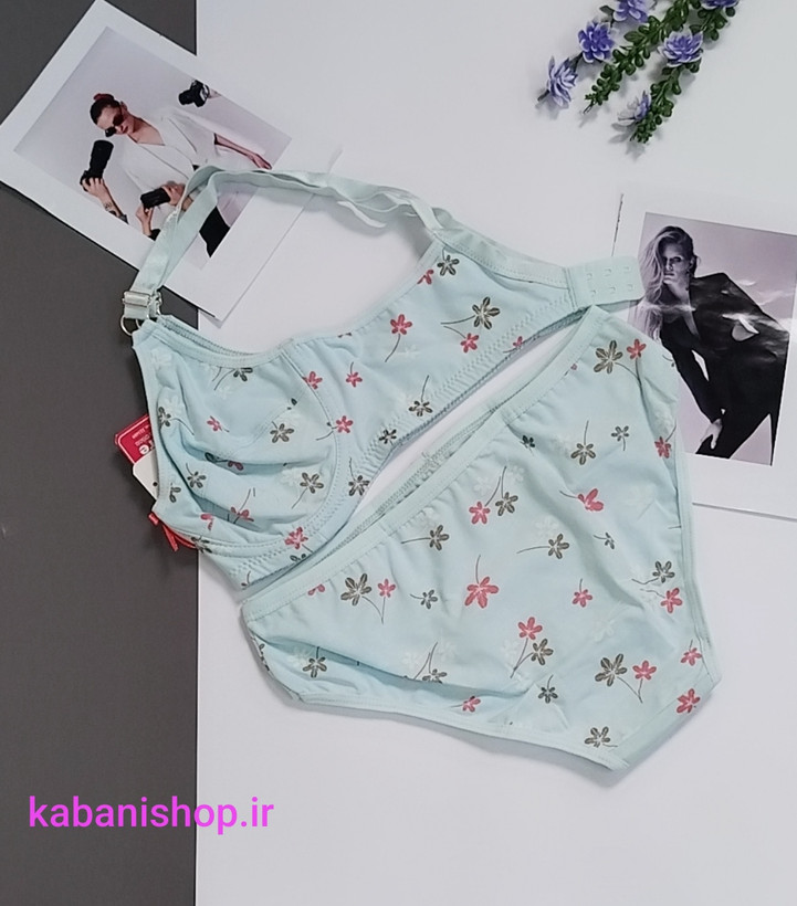 ست شورت و سوتین زنانه نخی پانیذ