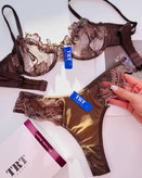 ست شورت و سوتین زنانه طرح گلدار