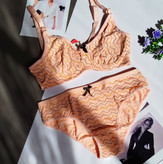 ست شورت و سوتین زنانه نخ پنبه