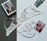 ست شورت و سوتین زنانه طرح قلبی