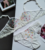 ست شورت و سوتین زنانه حروف انگلیسی