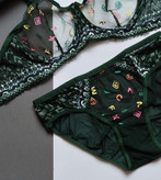 ست شورت و سوتین زنانه سبز