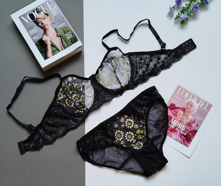 ست شورت و سوتین زنانه گلدار