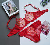 ست شورت و سوتین زنانه قرمز