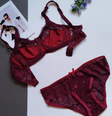 ست شورت و سوتین زنانه فانتزی طرح گل