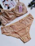 ست شورت و سوتین زنانه دانتل گوشواره ای