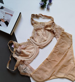 ست شورت و سوتین زنانه خامه دوزی ترکیه ای