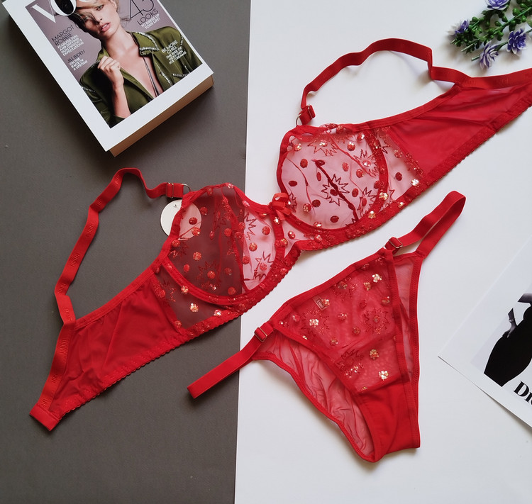 ست شورت و سوتین زنانه سویل قرمز