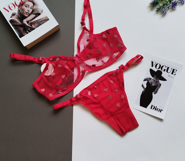 ست شورت و سوتین زنانه فانتزی سرخابی