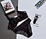 ست شورت و سوتین زنانه طرح الماس برند کوزا