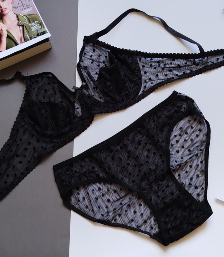 ست شورت و سوتین زنانه تور گاز ترکیه ای ان بی بی