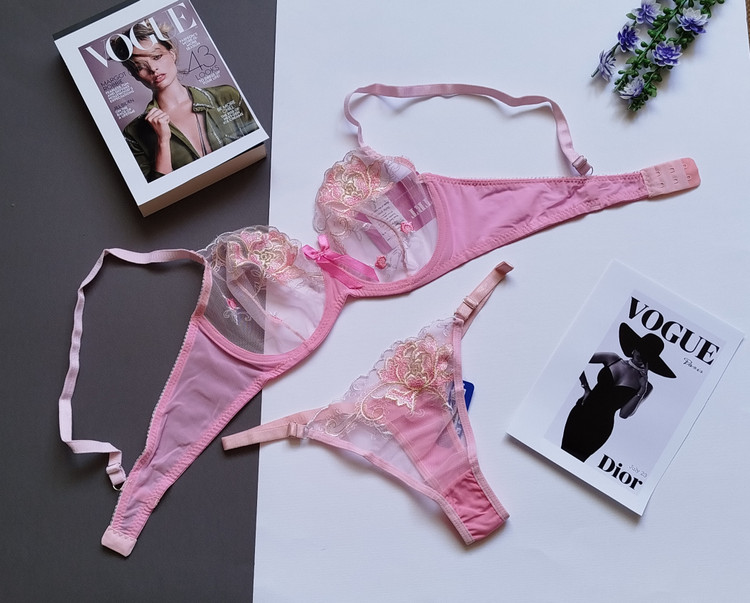 ست تور گاز گیپوری ترک رنگ صورتی پانیذ کوزا