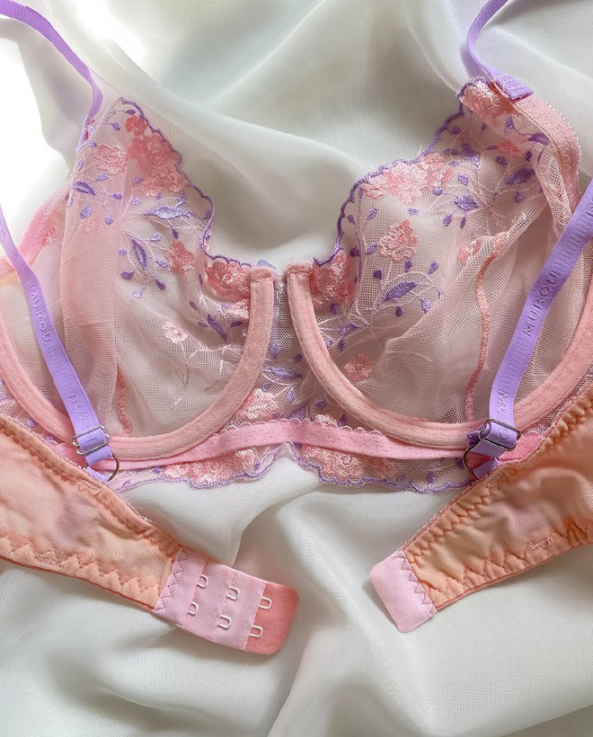 ست شورت و سوتین زنانه طرح گلدار آبرنگی