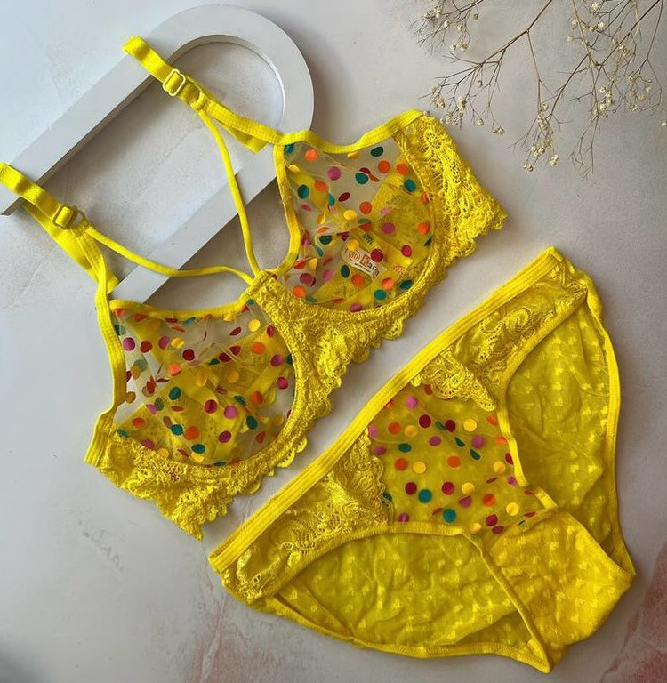 ست شورت و سوتین زنانه طرح فانتزی وارداتی