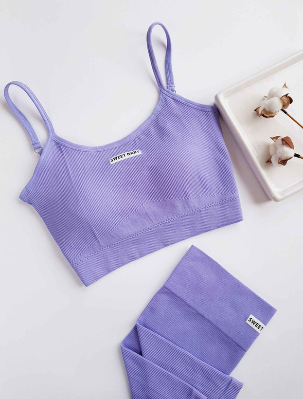 ست شورت و سوتین زنانه طرح پر از برند کوزا