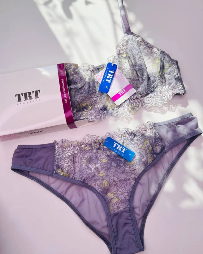 ست شورت و سوتین زنانه طرح گلدار آبرنگی