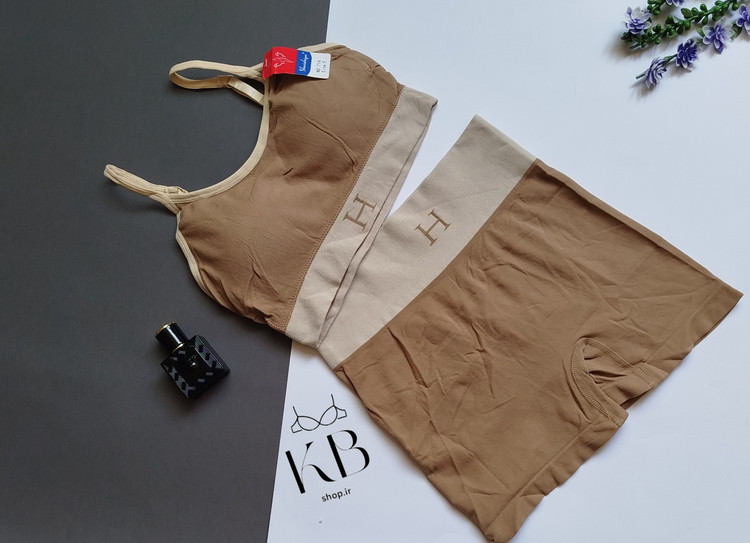 ست تاپ و شلوارک کبریتی وارداتی