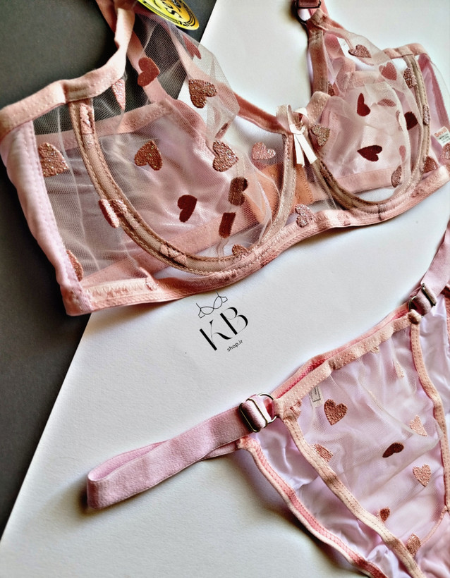 ست شورت و سوتین زنانه طرح گلدار آبرنگی