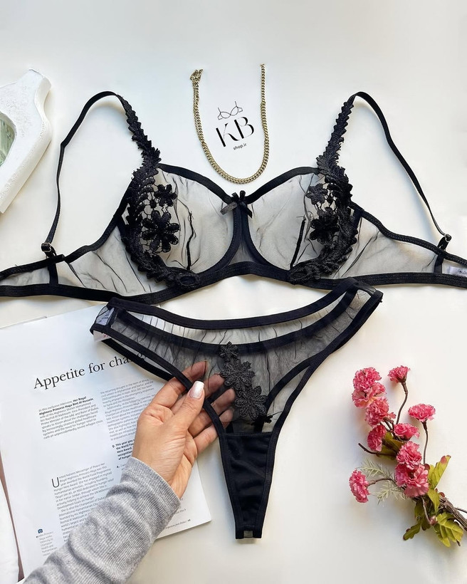 ست شورت و سوتین زنانه طرح فانتزی وارداتی