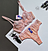 ست شورت و سوتین زنانه طرح گلدار آبرنگی