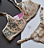 ست شورت و سوتین زنانه طرح گلدار آبرنگی برند ژوبین