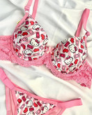 ست شورت و سوتین زنانه اسفنجی فنردار بدون جک