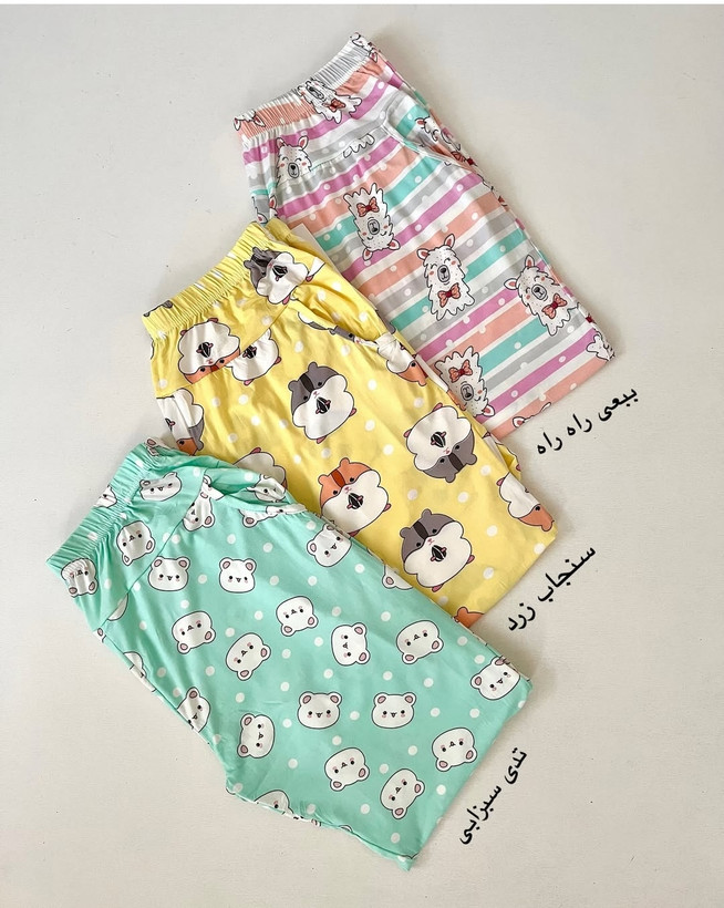 شلوار گیاهی زنانه تایلندی کولر دار