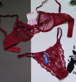 ست شورت و سوتین زنانه فانتزی طرح عروس شایلین