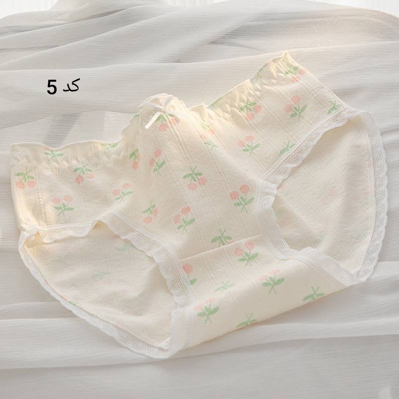 شورت تک زنانه نخ پنبه وارداتی طرح فانتزی قلبی
