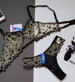 ست تاپ و شلوارک ساتنی فانتزی طرح قلبی