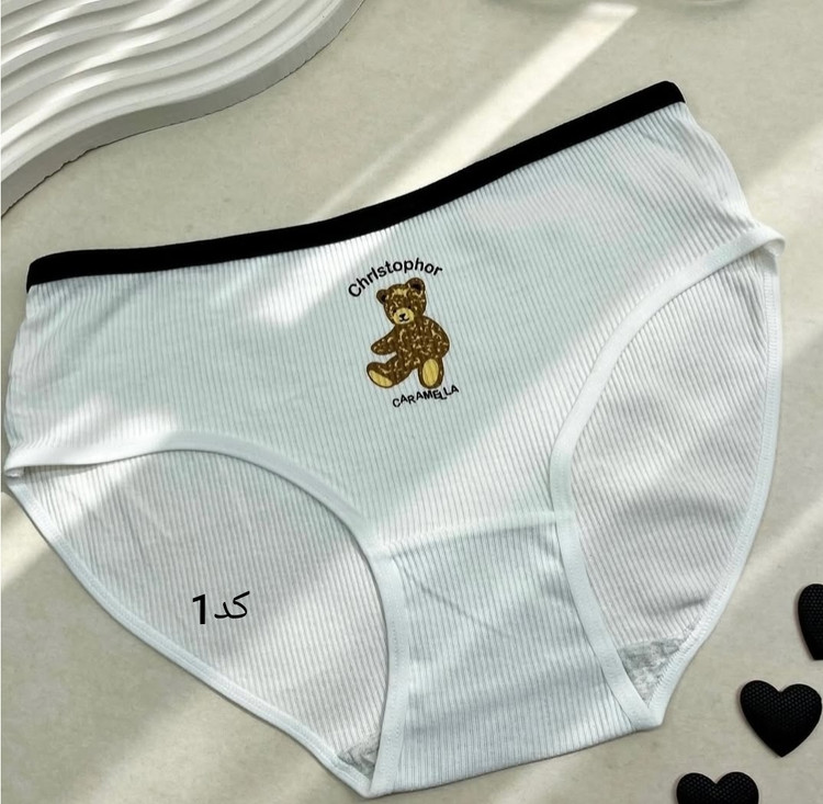 شورت نخ پنبه وارداتی طرح فانتزی عروسکی