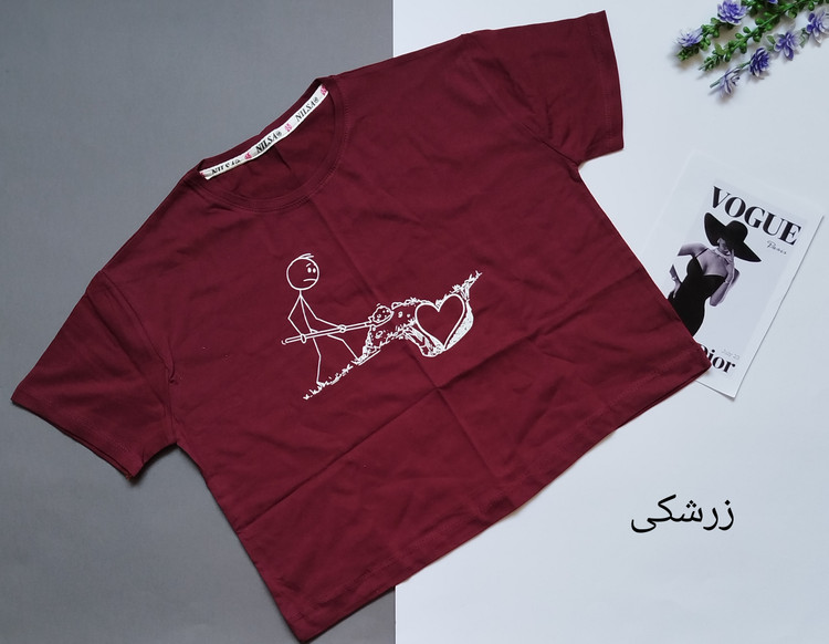 کراپ تاپ دخترانه فانتزی فری سایز