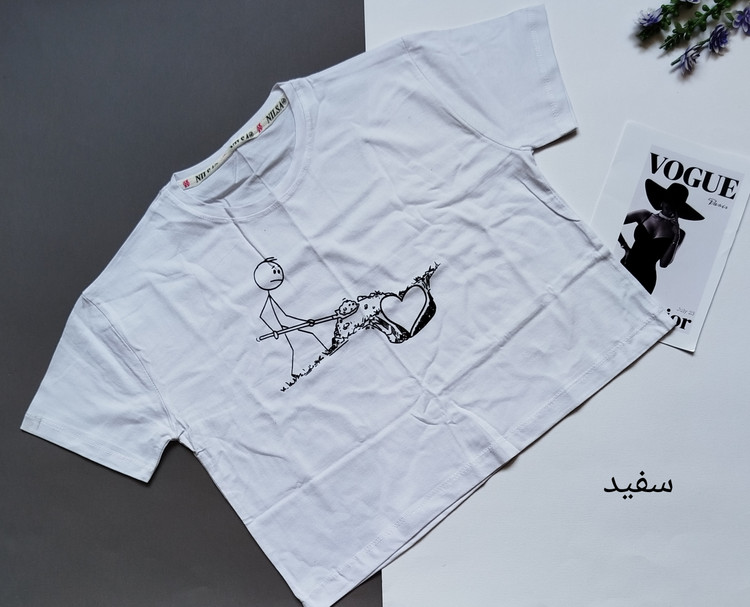 کراپ تاپ مجلسی زنانه فانتزی طرح عروس