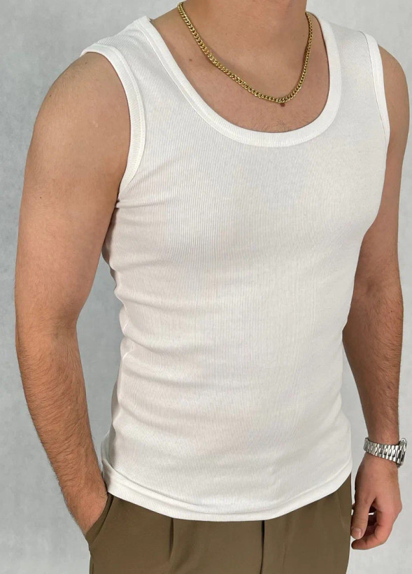 تنگتاپ سفید مدل آمریکایی