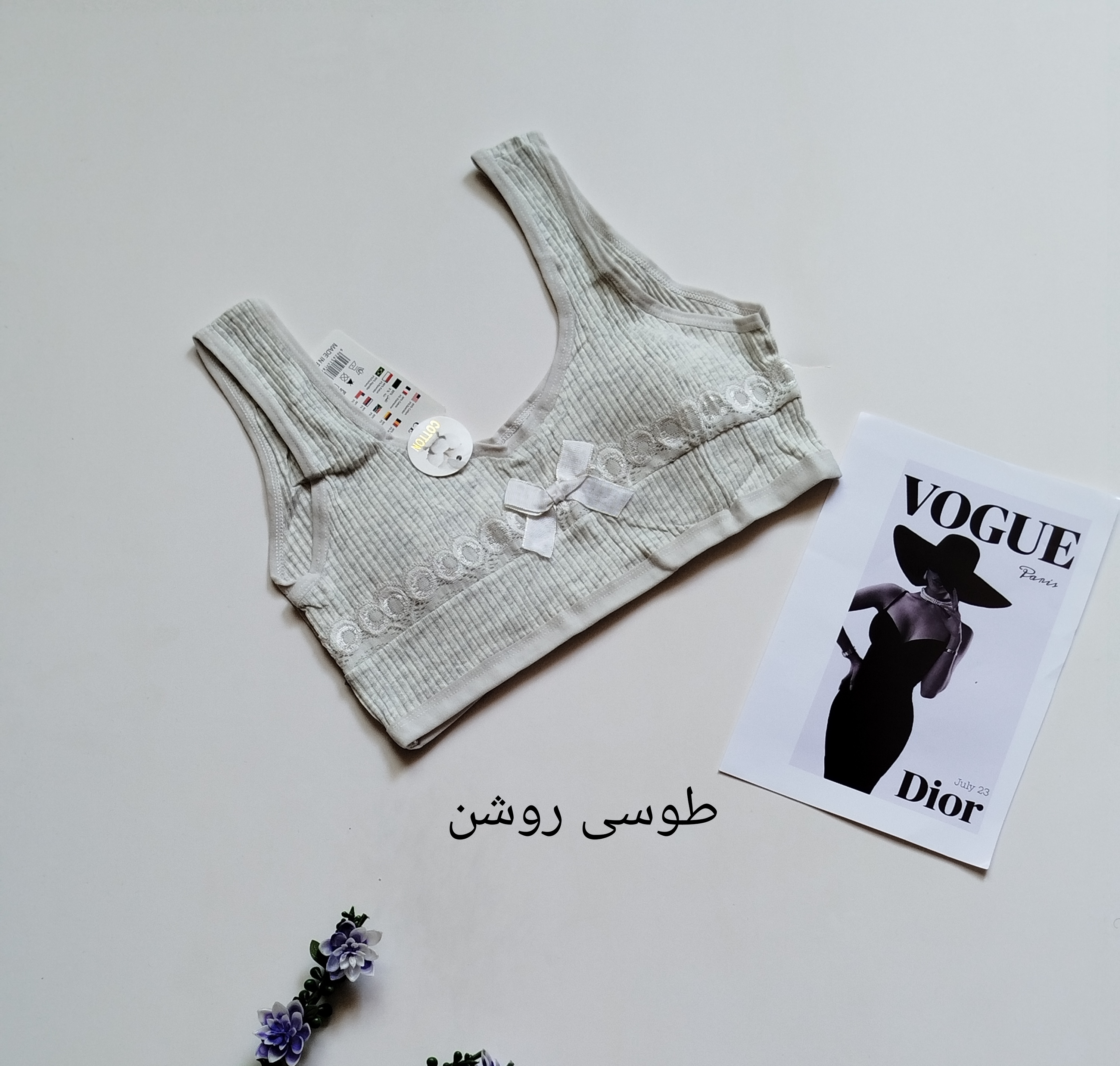 نیم تنه دخترانه فانتزی طرح گل بابونه