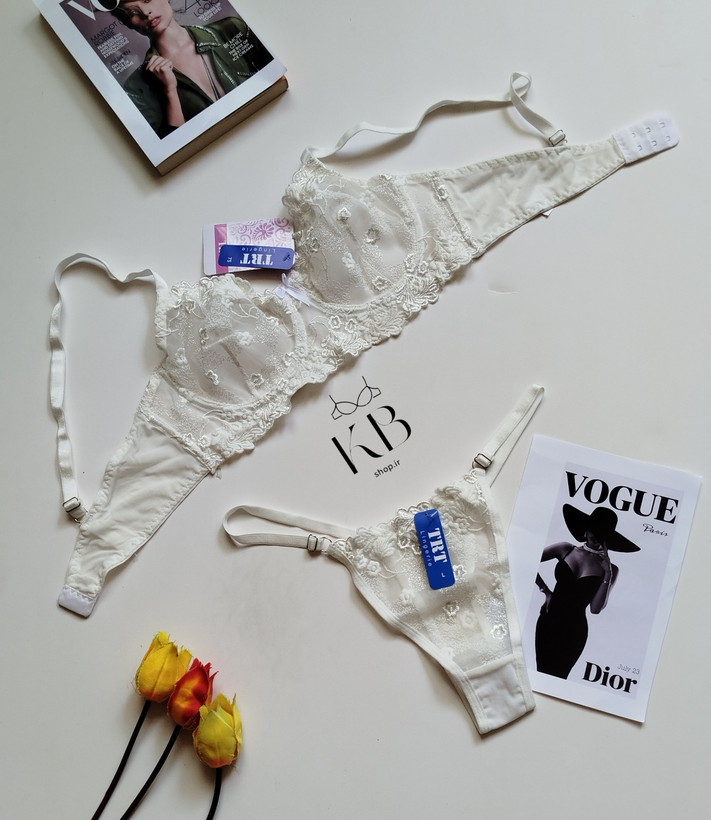 ست شورت و سوتین زنانه طرح گلدار آبرنگی