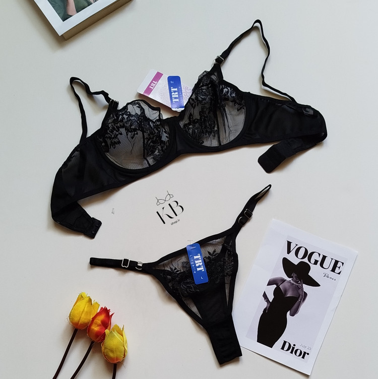 ست شورت و سوتین زنانه طرح گلدار گل رز