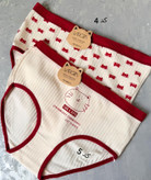 شورت زنانه نخی برند میسپل ترک قرمز ماتیکی