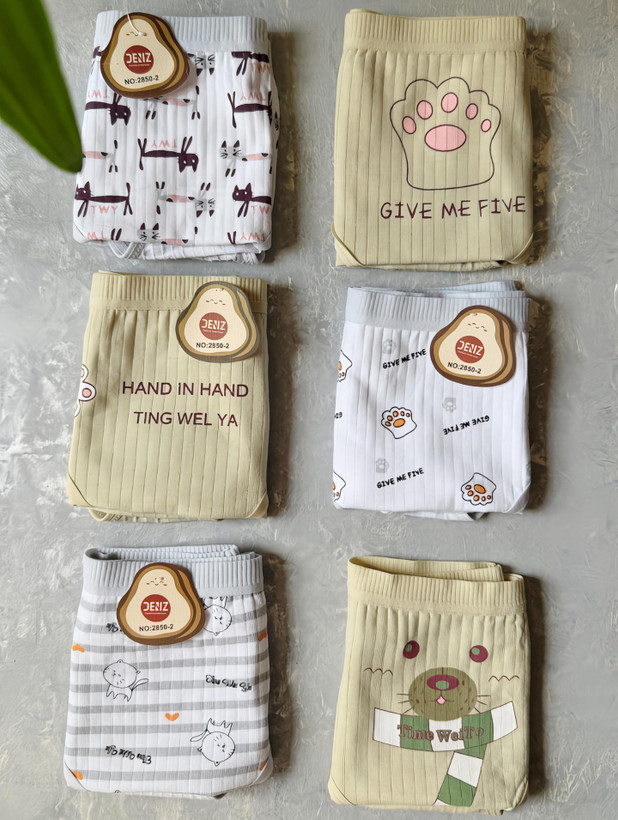 شورت زنانه نخی برند دنیز کار ترک کشسانی بالا