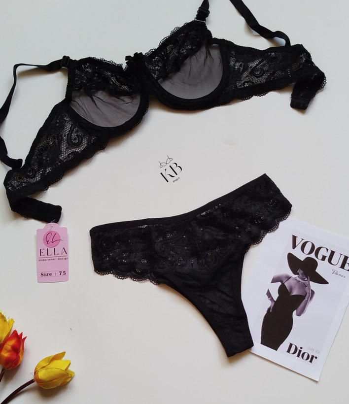 ست شورت و سوتین زنانه فانتزی طرح عروس شایلین