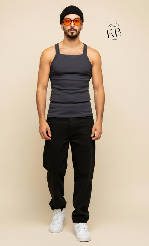 رکابی خشتی مردانه نخ پنبه برند امیدنو