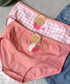 شورت زنانه نخ پنبه اسلیپ فاق بلند زنانه