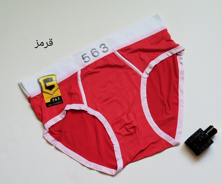 شورت اسلیپ مردانه فاق بلند رنگ قرمز